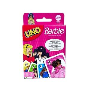 Barbie UNO Card Game - Pink and Multicolor